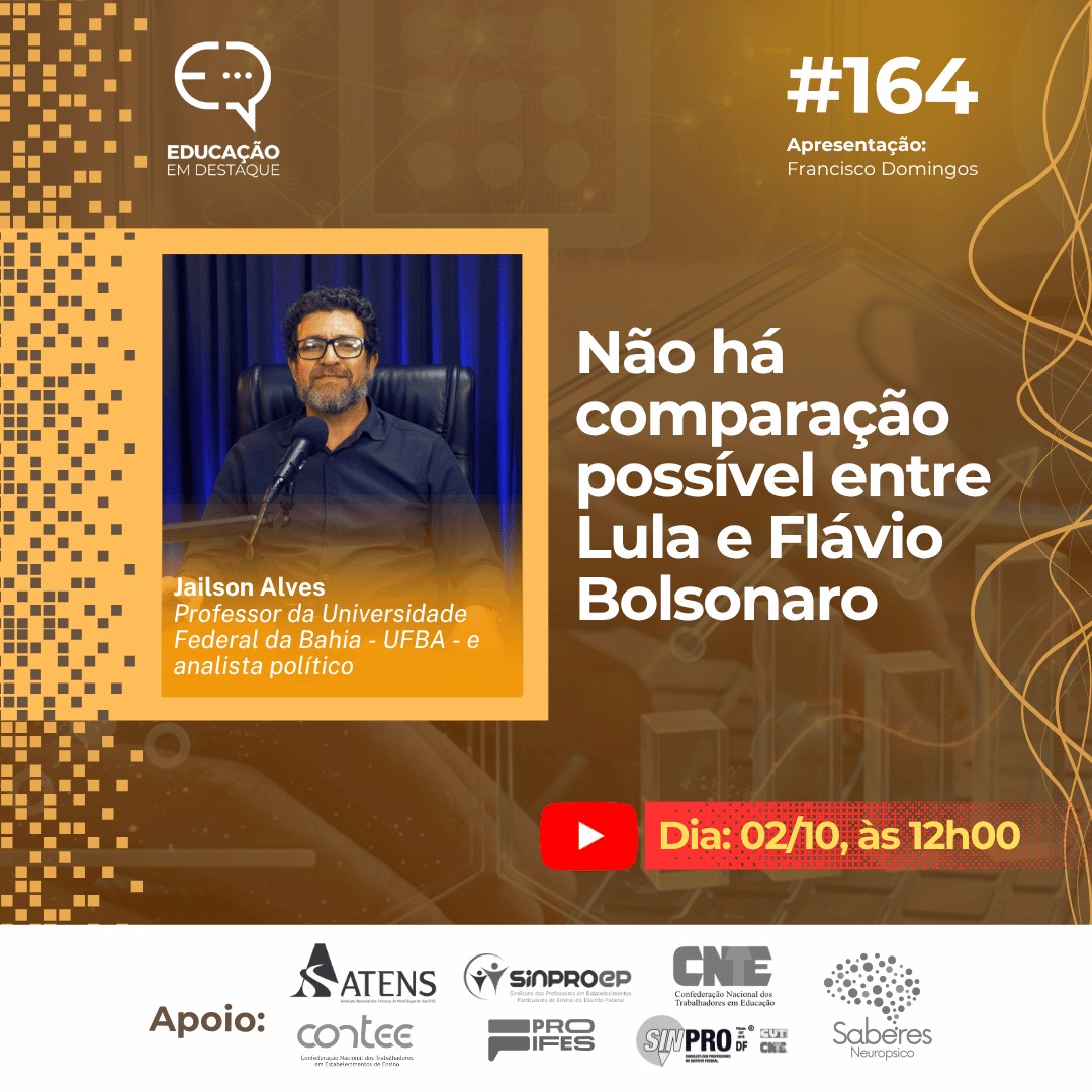 Podcast: Diretor do PROIFES analisa disputa eleitoral com foco na defesa da democracia e da educação pública
